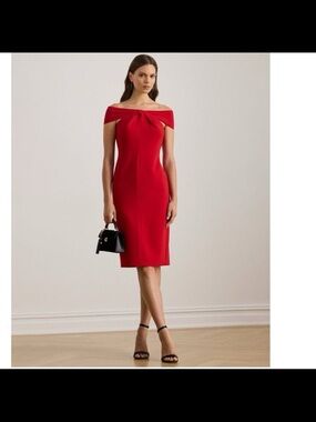 NWT Lauren Ralph Lauren women’s cocktail dress size 6 red